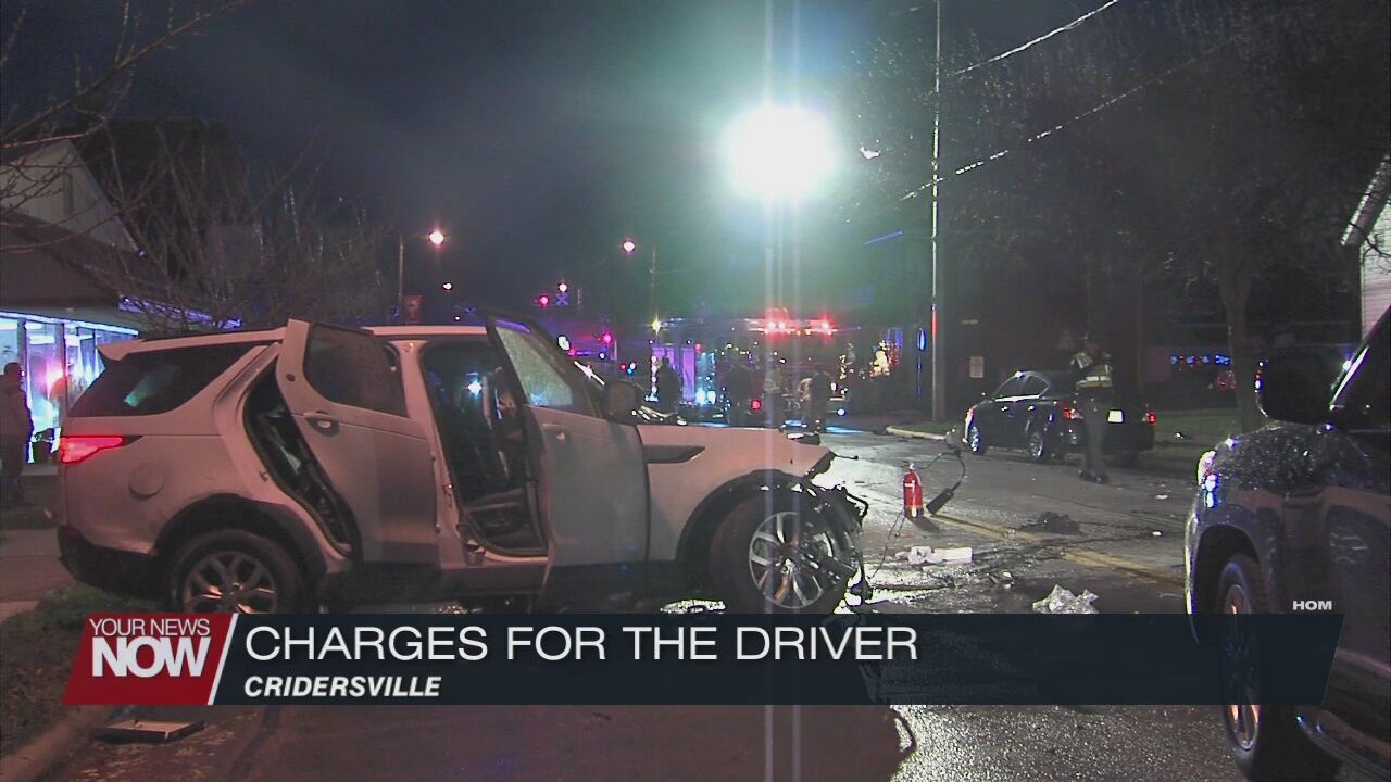 Driver charged in destructive Cridersville crash